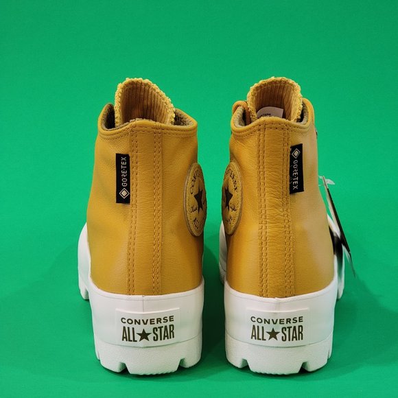 Converse CTAS Gore-Tex Waterproof Lugged Leather ‘Gold Dart’ Boots 565005C NWT - Picture 5 of 6